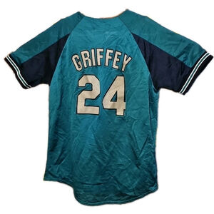 Vintage Ken Griffey Jr. Majestic Seattle Mariners Jersey Youth XL Made in USA